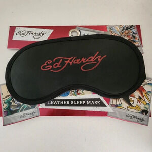 Ed Hardy leather sleep mask